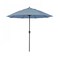 California Umbrella 9' Bronze Aluminum Market Patio Umbrella, Sunbrella Air Blue 194061337028 - alternate 1
